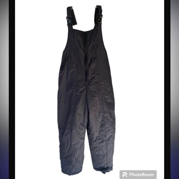 Rocky Mountain Expedition RME Boys Black Ski Snow Bibs 14 Waterproof Insulated - Picture 2 of 7
